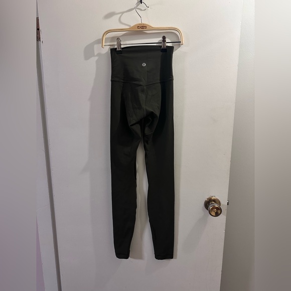 Lululemon Womens Size 0 kids Align High Waisted Legging Girls Legacy Green NWOT - Picture 5 of 8
